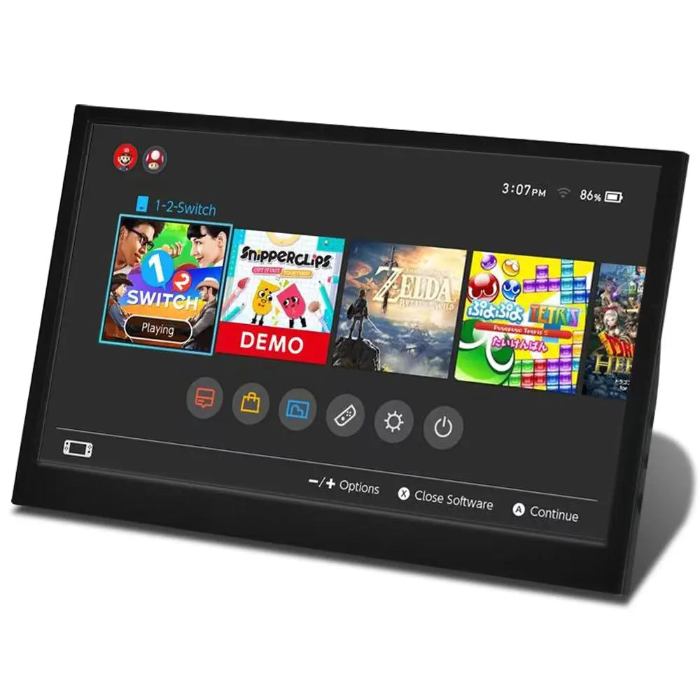 Monitor Portátil Gaming — Pantalla 1366x768 para PC, PS4 y Switch
