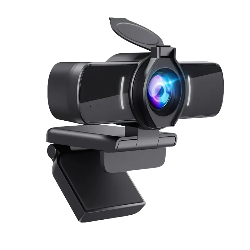 Webcam HD 1080P con Micrófono Integrado — Videollamadas Claras