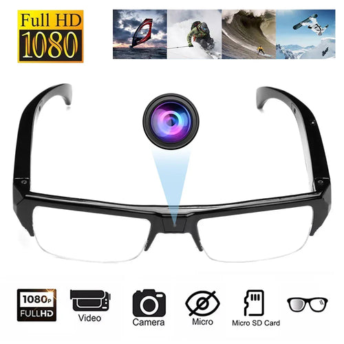 Cámara HD Discreta — Gafas con Grabadora de Vídeo 1080P