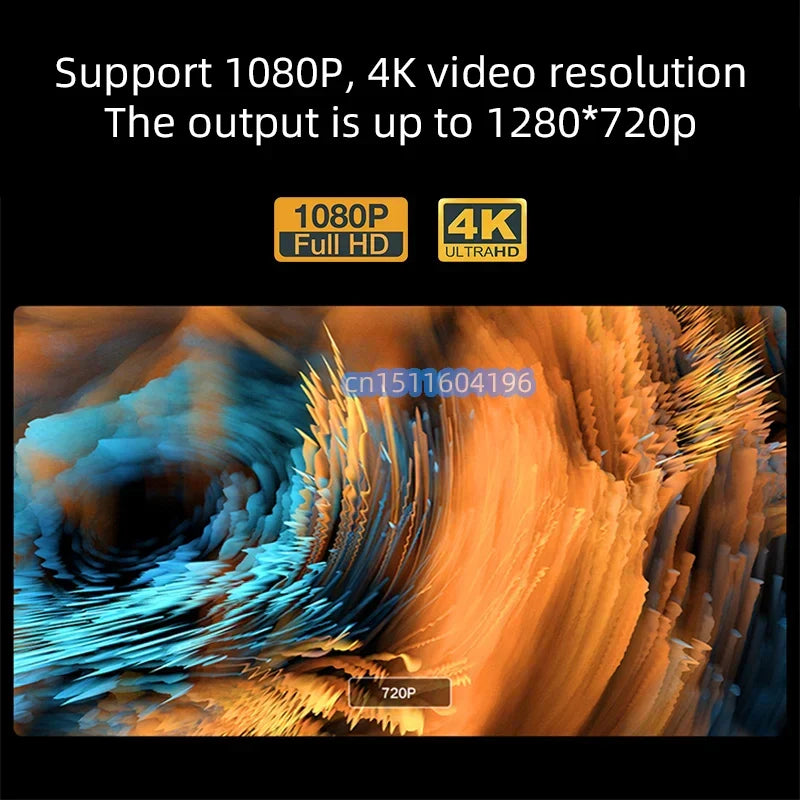 Mini Proyector WiFi Portátil — Home Theater