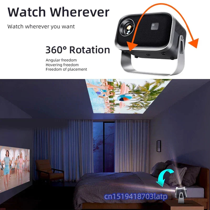Mini Proyector WiFi Portátil — Home Theater