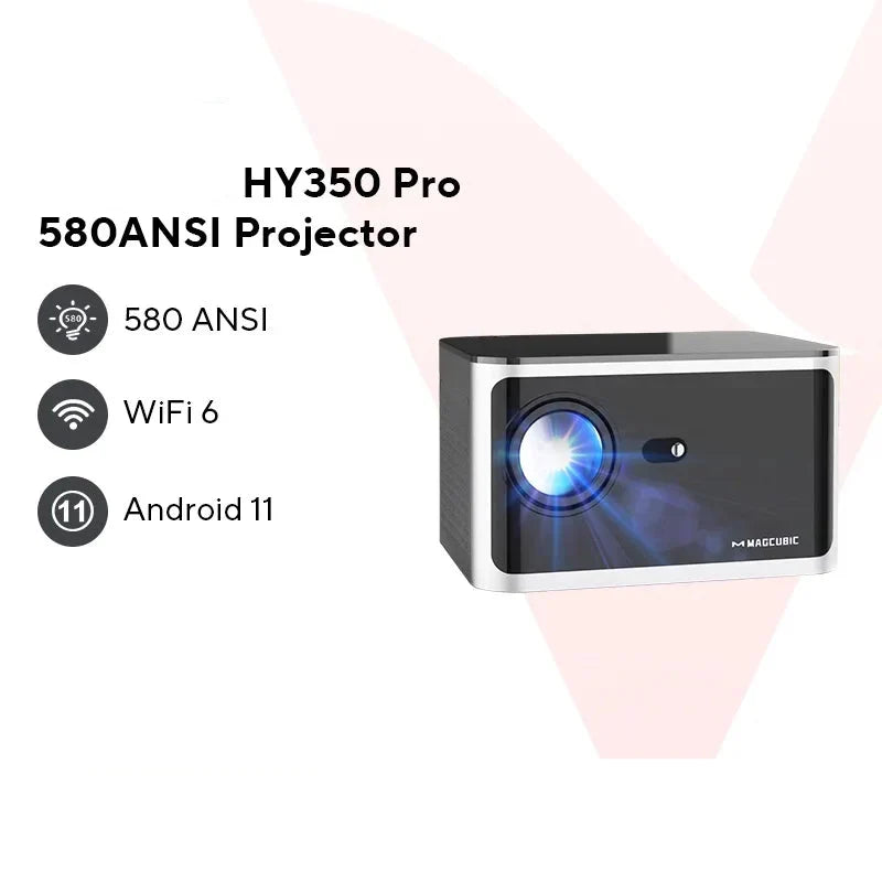 Proyector Inteligente 4K Android 11 — WiFi 6, 1080P, LED