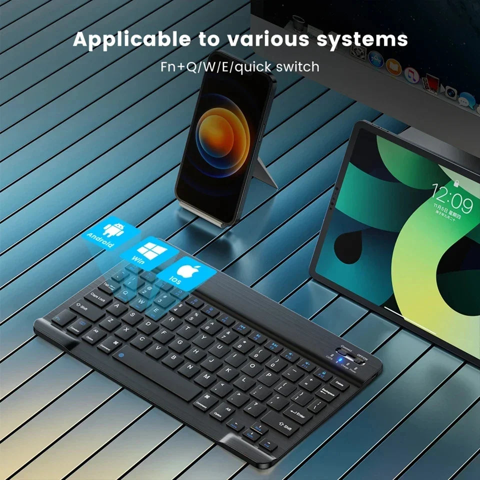 Kit Teclado y Ratón Bluetooth Inalámbrico — iPad, Mac, PC y Android