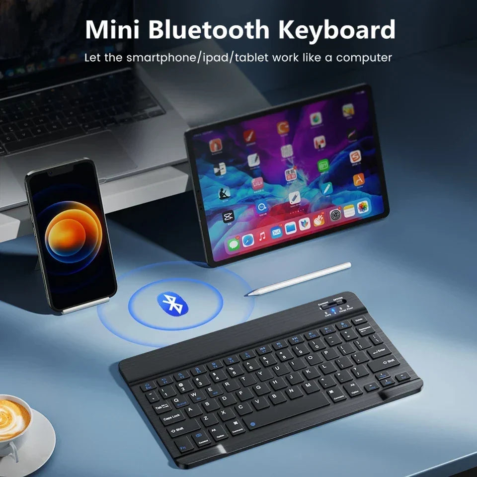 Kit Teclado y Ratón Bluetooth Inalámbrico — iPad, Mac, PC y Android